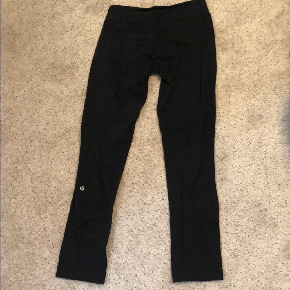 Lululemon 7/8 cropped black leggings